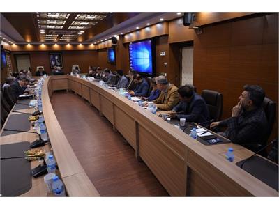 اولین جلسه شورای معاونین با حضور مدیر عامل شرکت